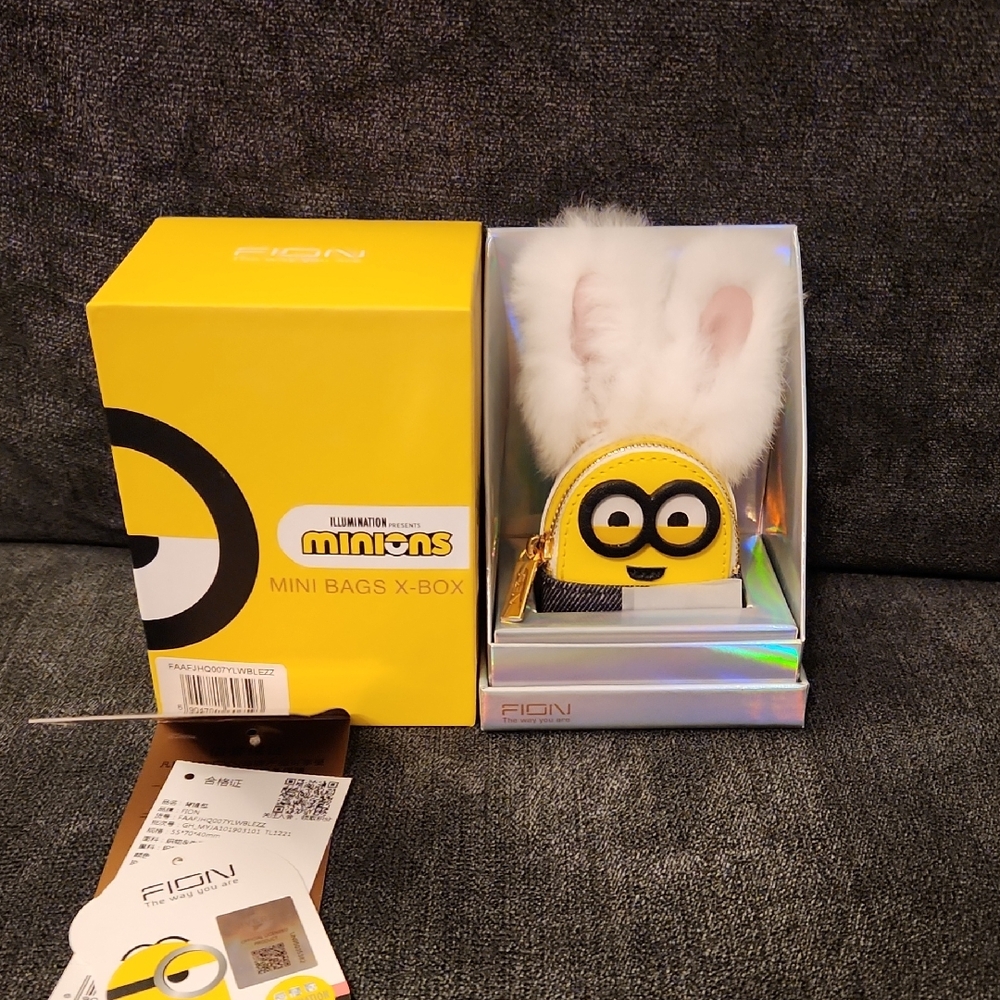 FIONI Minions Coin Purse Bunny Ears